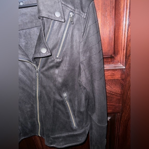 NWOT William Rast‎ Justin Timberlake Motorcycle Black Jacket Size Large - Picture 4 of 8